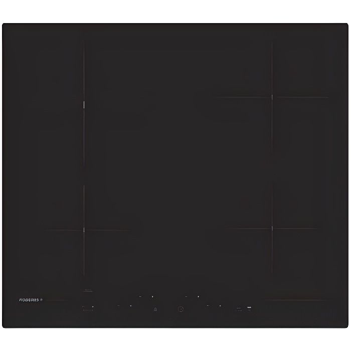 Rosieres RH64CP-1, Intégré, Plaque avec zone à induction, Céramique, Noir, 1200 W, Rond
