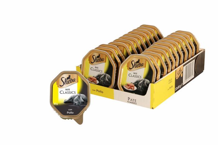 Comparer les prix de Nourriture pour Chat - Sheba - BN55T - Pâté Classics - 22 barquettes de 85 g - Sans colorants