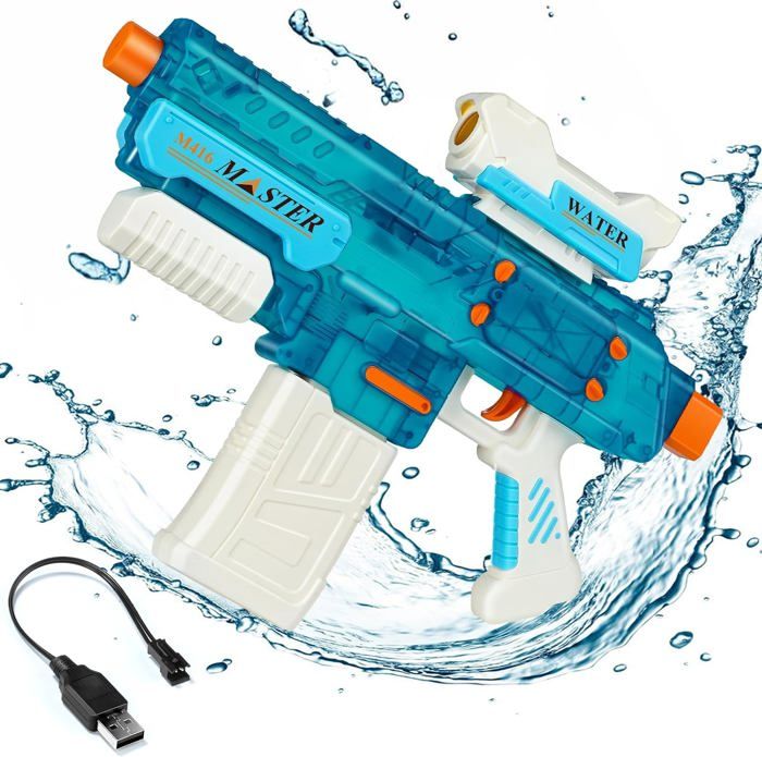 Pistolet à eau électrique - ACELIFE- Rechargeables - Portée de 10M-Gel Blaster Bombe à Eau