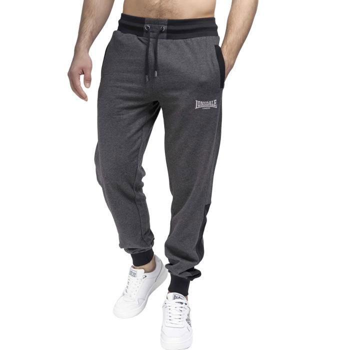 Pantalon de jogging Lonsdale Heckfield - marl anthracite Pantalon de jogging Lonsdale Heckfield - marl anthracite