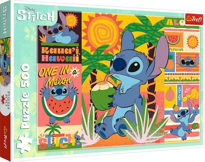 Puzzle Vacances avec Stitch Trefl - Cdiscount Jeux - Jouets