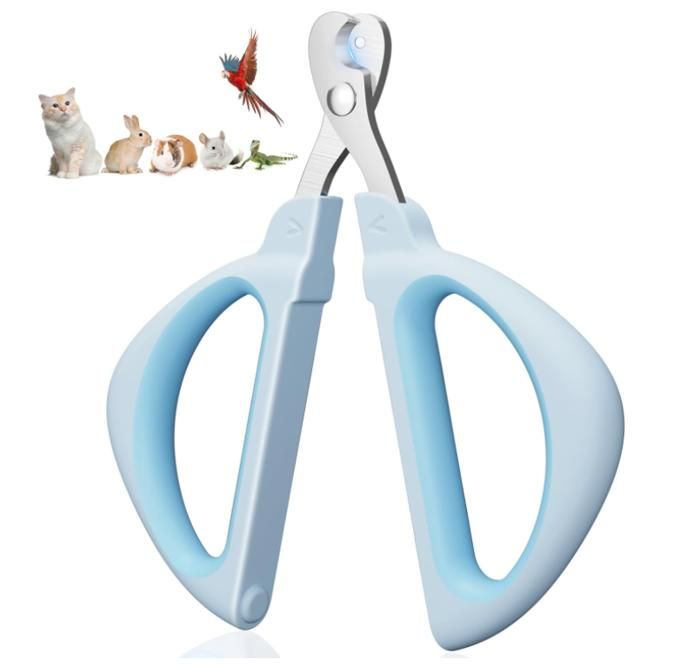Meilleurs prix pour Coupe Griffes Chat, Professionnel Coupe Ongle Chat, avec Sécurité Positionnement Trou,Lapins, Chiots, Et Petits Animaux (Bleu)