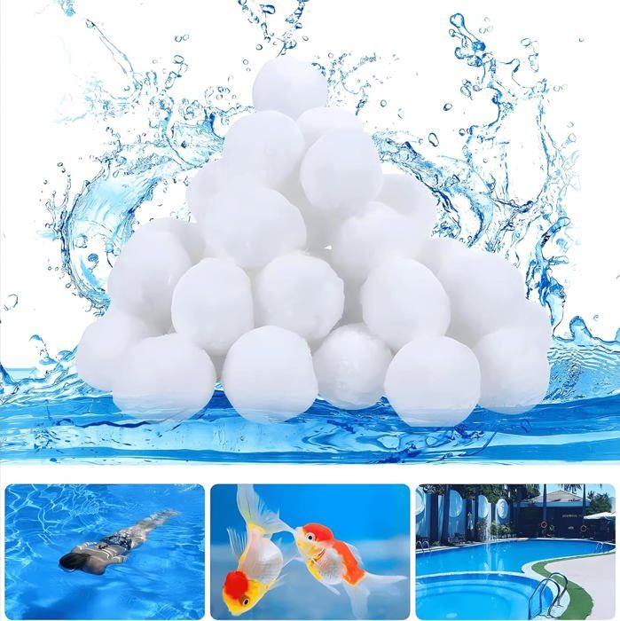 Balle Filtrante Piscine,200g Balles Filtrantes Pour Systèmes De Filtre A Sable Piscine,Convient