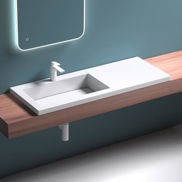 Lavabos et vasques de salle de bain argentés