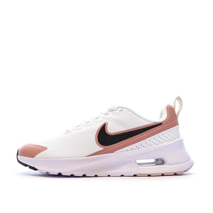 Baskets Blanches/Roses Femme Nike Air Max Nuaxis Blanc Cdiscount