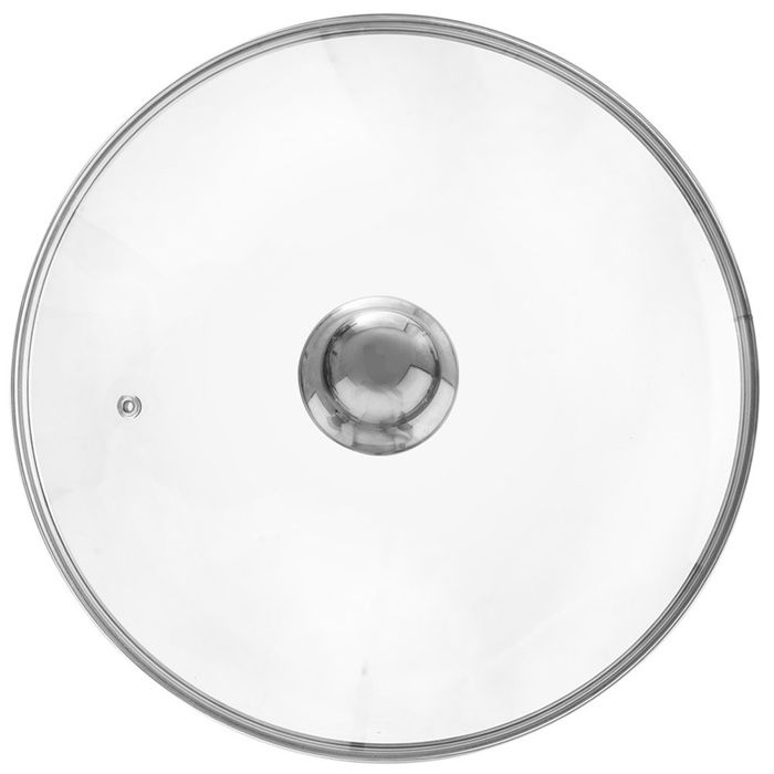 Couvercle en verre - ORION - 28 cm - Résistant à la chaleur jusquà 200°C - Transparent - Bordure en acier inoxydable Couvercle en verre - ORION - 28 cm - Résistant à la chaleur jusquà 200°C - Transparent - Bordure en acier inoxydable