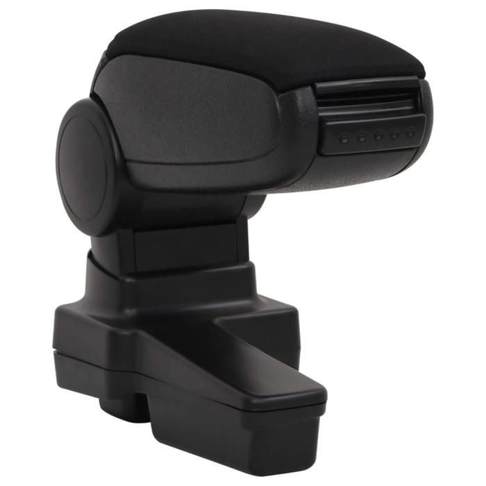 Accoudoir de voiture noir 145x32x(27-46) cm ABS--Mothinessto1160