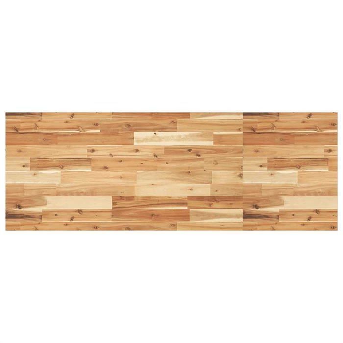 Dessus de bureau en bois dacacia - vidaXL - 160x50x2 cm - Finition à lhuile - Robuste et stable - Polyvalent