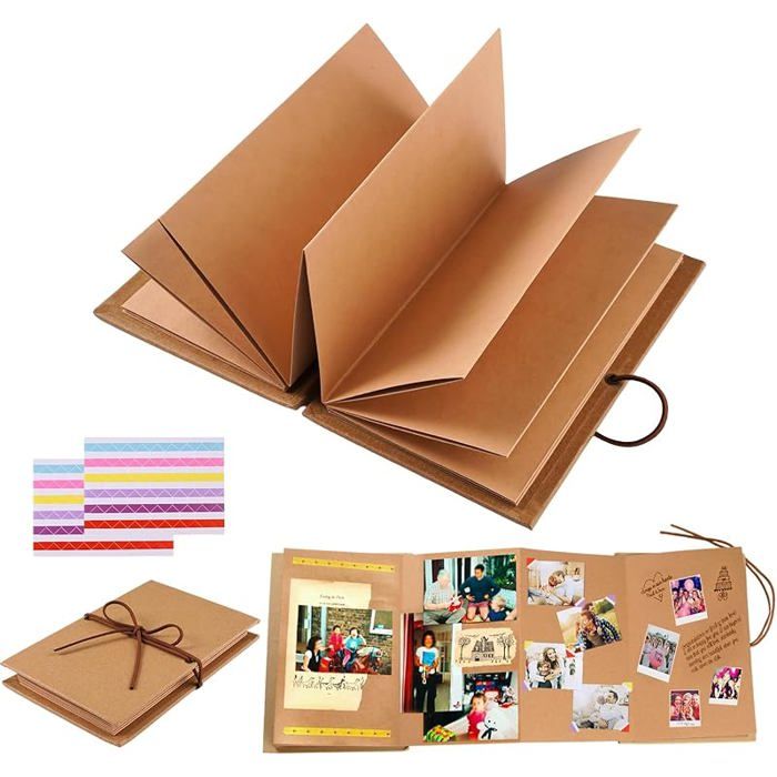 Petit Album Photo à Coller, Photo DIY Livre Scrapbooking, Album ...