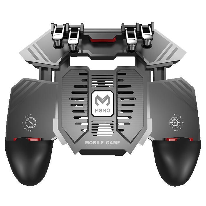 Manette de jeu mobile - RNCYN - AK77 tout-en-un - Six doigts - Boutons de tir - Joystick intégré - Déclencheurs L1 R1