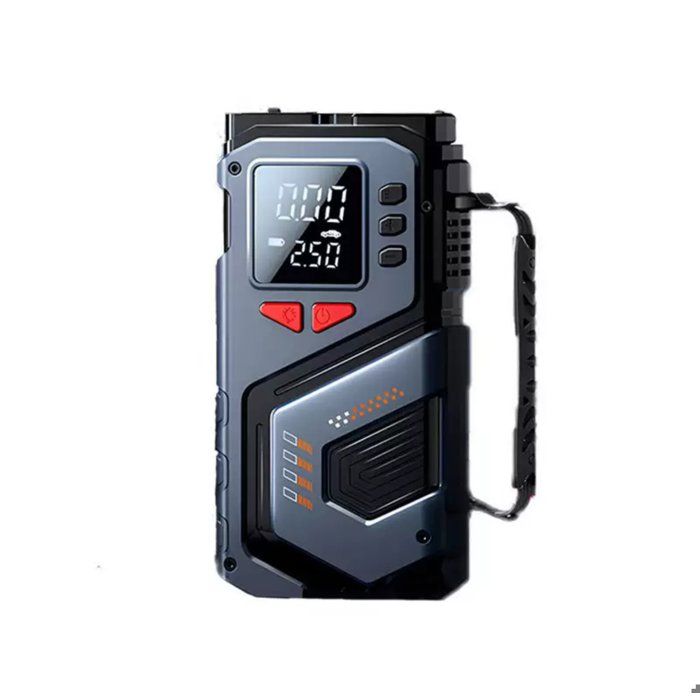 Démarreur de batterie portable  gonfleur sans fil 150PSIauto/moto pré-réglage pression banque dalimentation lampe durgence