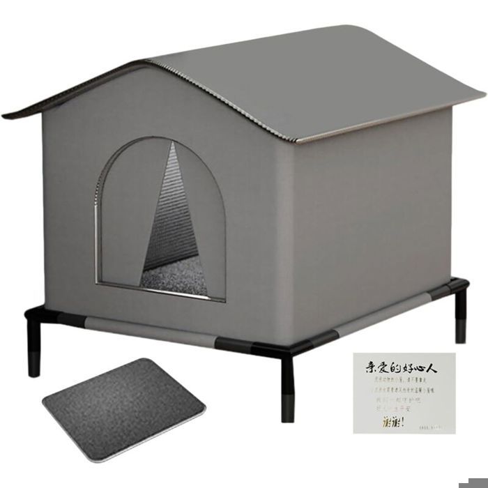 Maison pour Chat Extérieur Hiver Maison Isolée pour Animaux De Compagnie