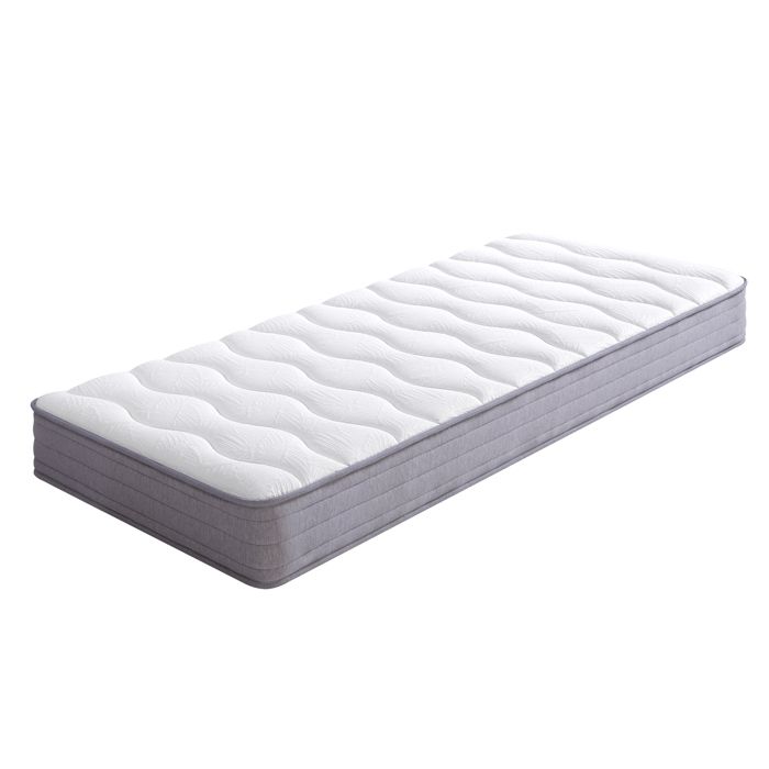 Matelas à ressorts - Dimensions 90x200 cm - Épaisseur 20 cm - Fermeté H3 - Modules ergonomiques