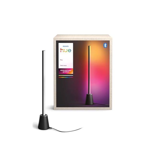 Philips Play Lampe de table Barre LED RGBWWIC White Ambiance Dégradés Multicolores Connectée Alexa Google Home Apple Home Bridge Philips Play Lampe de table Barre LED RGBWWIC White Ambiance Dégradés Multicolores Connectée Alexa Google Home Apple Home Bridge