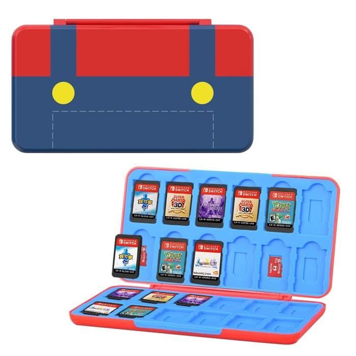 Toyvian Lot De 10 Étuis De Protection Rigides Pour Cartes De Jeu NES - Boîtier Noir Solide & Compact
