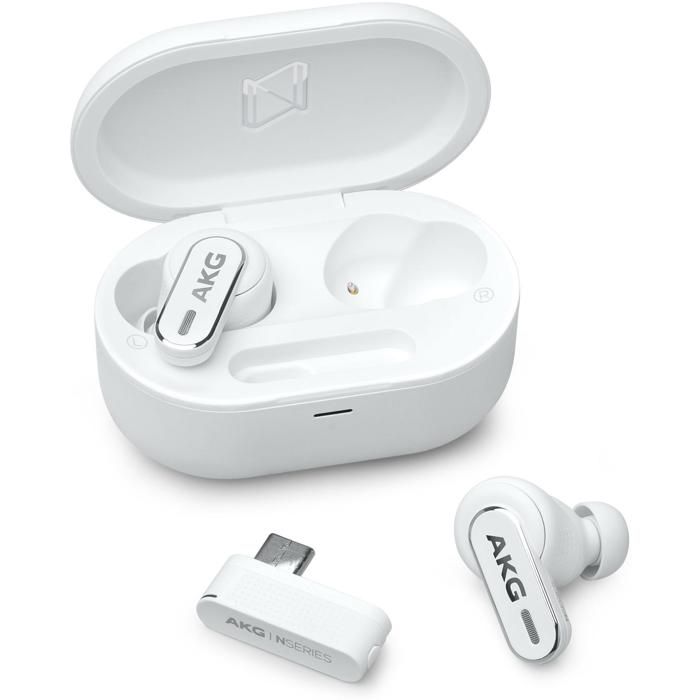Casque TWS - AKG - N5 Hybrid - Son Hi-Res - Réduction de bruit adaptative - Autonomie prolongée