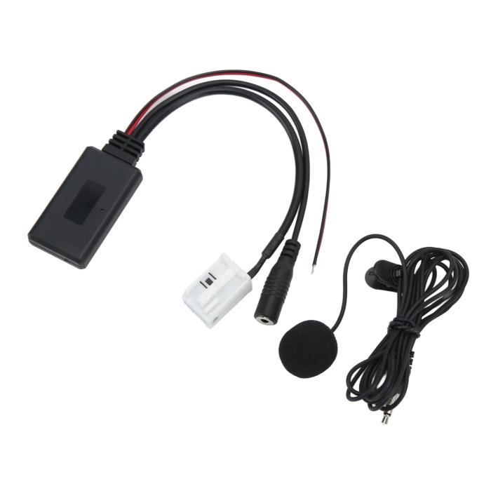 Adaptateur Bluetooth AUX 5.0 Pour Voiture - Avec Micro Main Libre - Compatible Becker, Mexico Pro, Etc. - 3