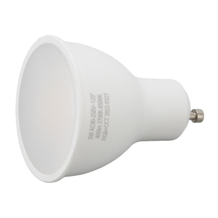 Akozon Ampoule intelligente Ampoule LED intelligente RVB WW Fonction de