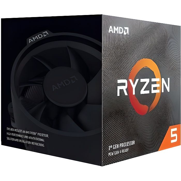 Vente Processeur PC CPU AMD RYZEN 5 3600 BOX Socket AM4 (3.6 GHz / 4.2 GHz) Wraith Stealth Cooler Ref : 100-100000031BOX pas cher