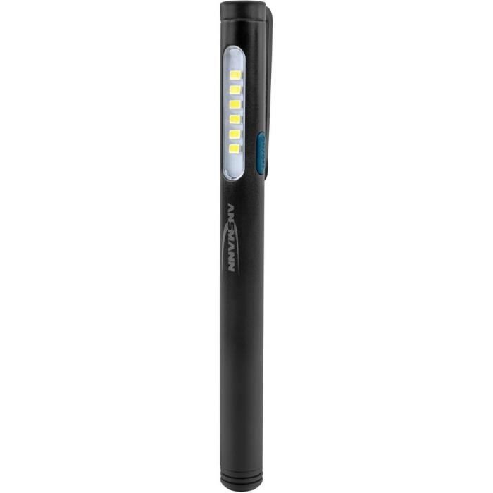 ansmann 1600-0385 pl130b lampe stylo à pile(s) led noir