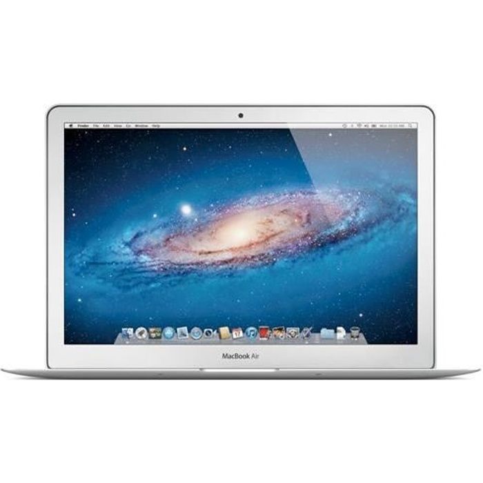 Top achat PC Portable Apple MacBook Air Core i5-3317U Dual-Core 1.7GHz 4Go 64Go SSD 13.3 "Notebook LED avec Webcam et Bluetooth (mi 2012) - MD628LLAB pas cher