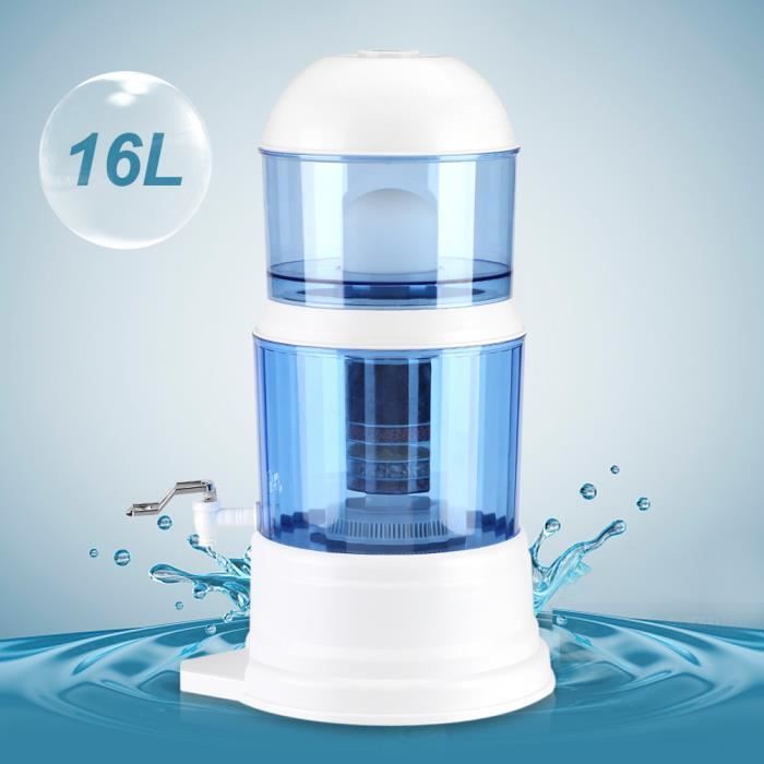 16L Purificateur d'eau avec robinet Système de filtration --SEC - Cdiscount  Bricolage