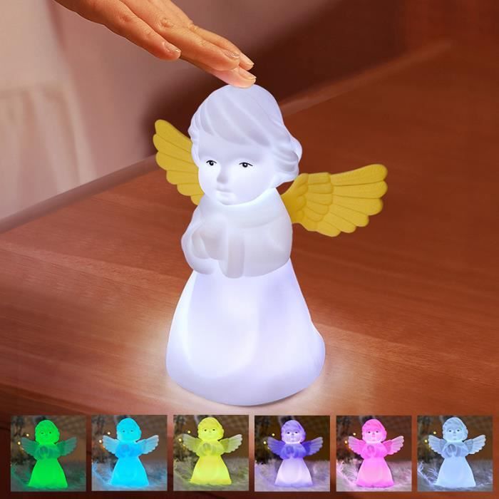 Lampe LED En Silicone à L'effigie D'un Ange, Rechargeable Par USB