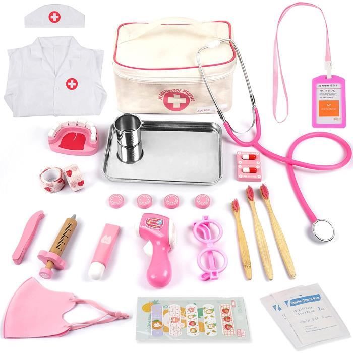 Set de médecin - speelgoed de Docteur - Mallette de médecin pour Enfants -  Stéthoscope