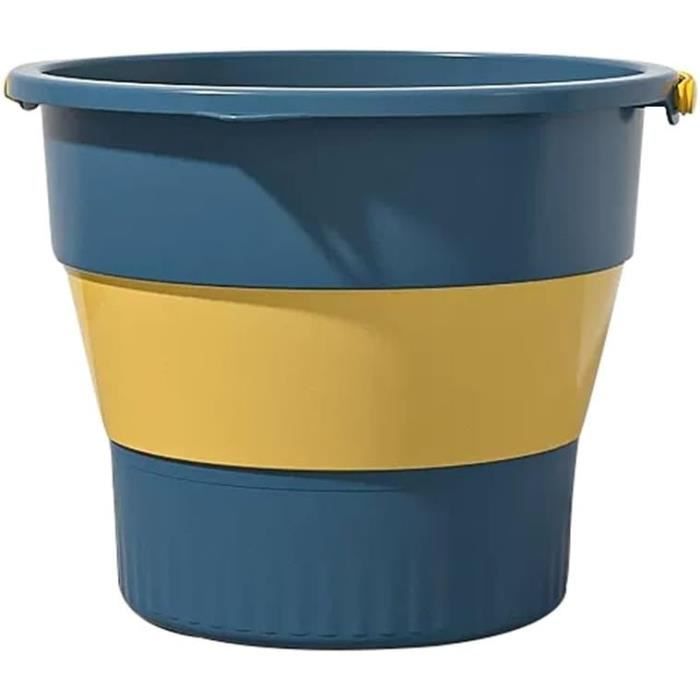 Leryveo Récipient à Eau Pliable, Seau à Eau Pliable - Seau de Camping Portable Seau de Bassin extérieur - Bassin extérieur de Grande capacité, lavabo