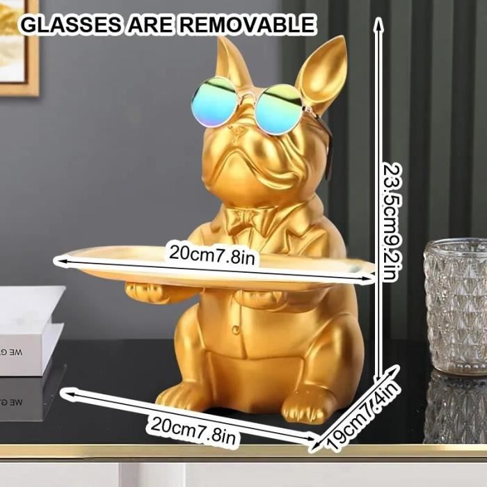 Statue Chien Schnauzer Minimaliste En Métal Noir - Figurine Art Déco Pour Bureau Et Maison