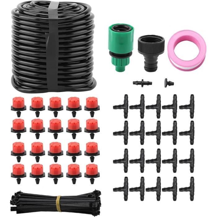 Kit de système d'irrigation goutte à goutte de 230FT, Système de Brumisation D'arrosage
