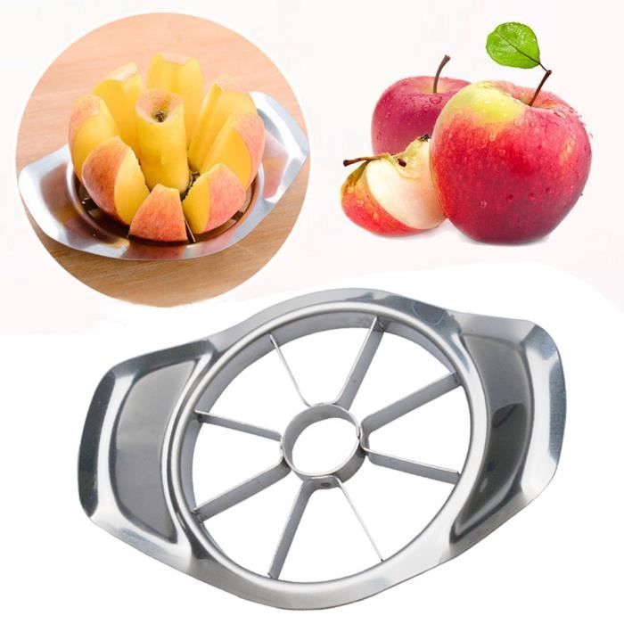 Coupe-Pomme Et Vide-Pomme En Acier Inoxydable – Tranche Et Évide En 1 Fois !