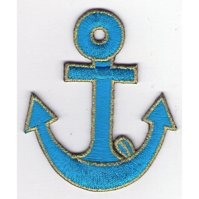 Écusson Thermocollant Encre Marine - Patch Coutures, à Coudre Ou Thermocoller, Neuf