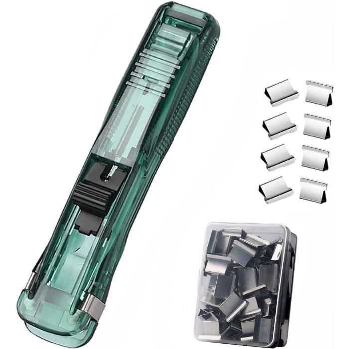 4 Agrafeuse Sans Agrafe Portable Mini Agrafeuse Sans Aiguille Pour