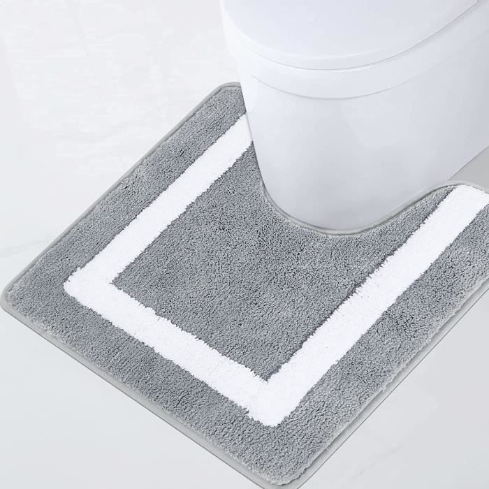 Contour WC gris 45x50 microfibre box6 | Sanifer