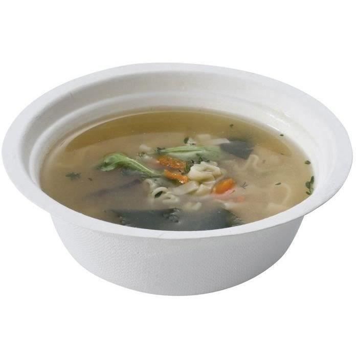 Bol rond bagasse 350ml x50