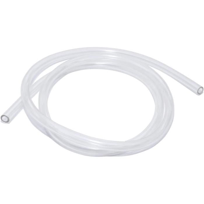 Tuyau Carburant Moto 1m - Caoutchouc Souple, Résistant Essence Et Huile, ID 5mm OD 9mm