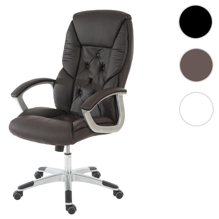 Fauteuil De Bureau Pro L42 Xxl Charge 150kg Similicuir Marron Achat Vente Chaise De Bureau Soldes Sur Cdiscount Des Le 20 Janvier Cdiscount