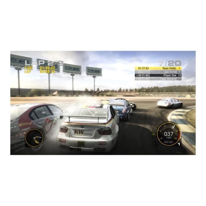 Race Driver Grid Xbox 360 Anglais
