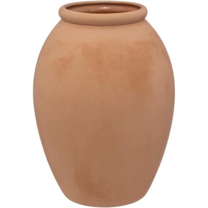 Vase Terracotta En Terre Cuite D 18,5 X H 25,5 Cm[m3492] Cdiscount Maison