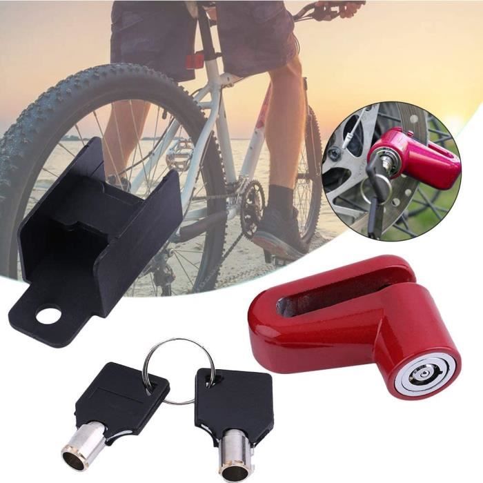 Antivol Guidon Moto Universel - Verrouillage Disque Frein, Alliage Aluminium, Réglable