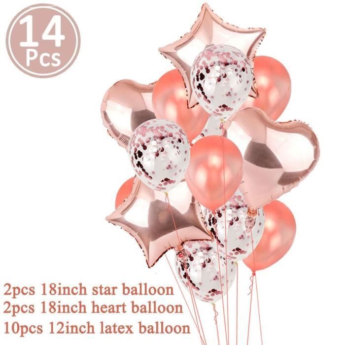 Or Rose Heureux anniversaire Bruant Ballons 18/21st/30/40/50/60th Parti Ballon UK 