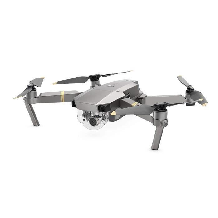 Drone DJI Mavic Pro Platinum pliable et portable avec caméra 4K et vol de 30 minutes