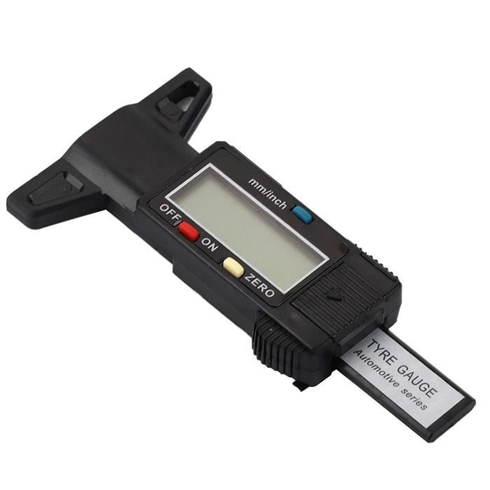 Jauge Profondeur Pneus 4 Pièces - Mesure Usure Pneu Voiture, Moto, SUV - Plastique, 0-20 Mm, Portable - 6