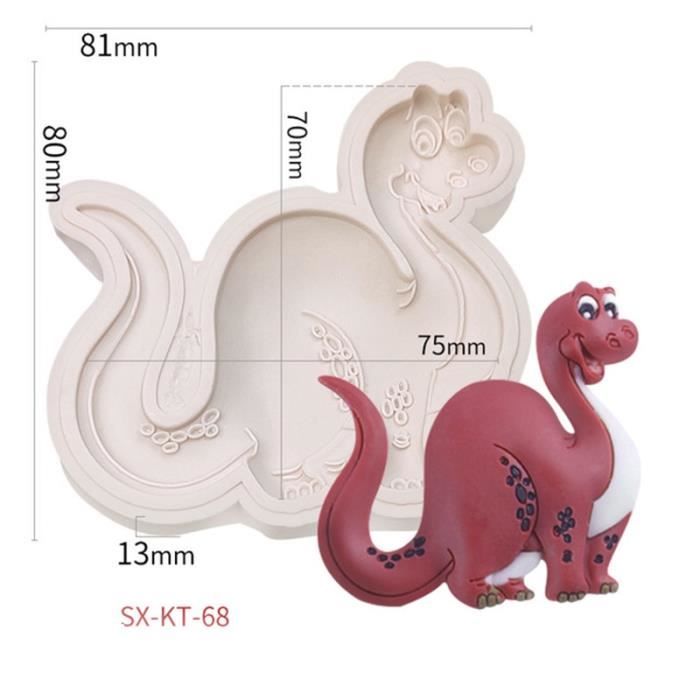Moule A Gateaux Dinosaure Silicone Moule Gateau Chocolat Moule Antiadhesif Silicone Gateau Moule Gelee Et Bonbons Moule Type 68 Cdiscount Maison