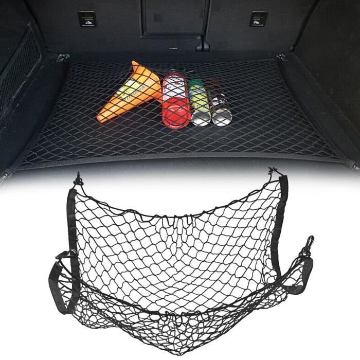 Noir Organiseur de coffre de voiture Bakyan Sac de rangement en maille filet pour le toit de la voiture 