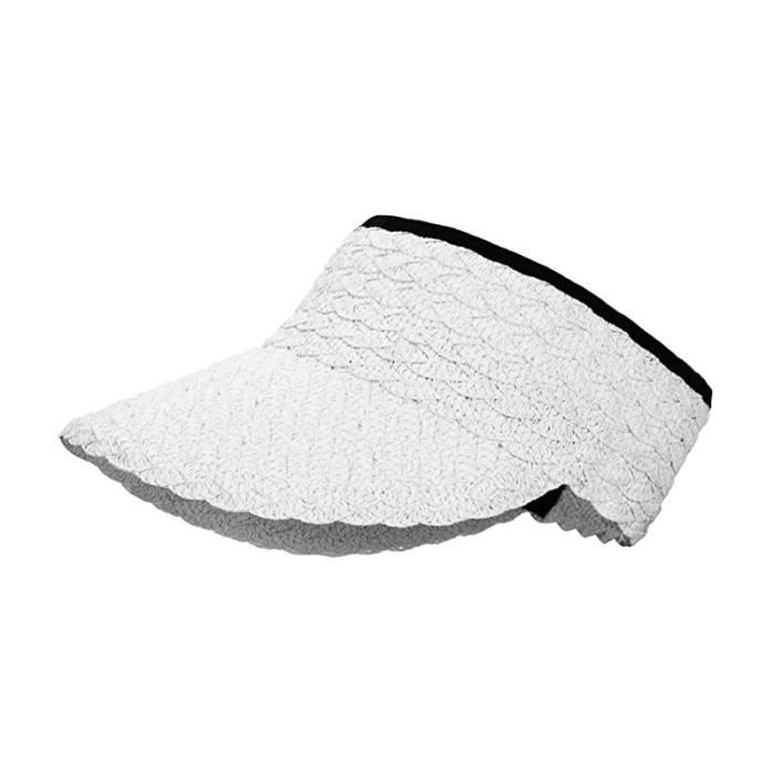Casquette Femme Ete - Chapeau De Plage Pliable Floppy Chapeau De Paille
