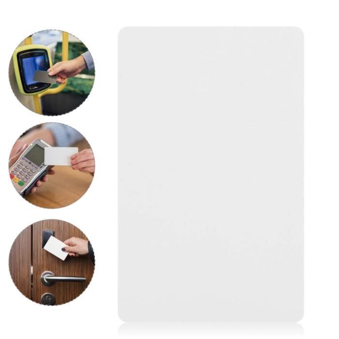 30 Cartes NFC NTAG215 Blanches – Programmables, 504 Octets Mémoire, Compatibles Smartphones Et Appareils NFC - 5