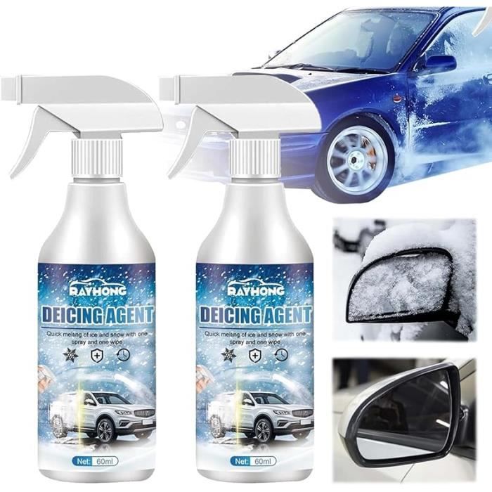 Hpbaggy 2 Pcs Spray Dégivrant Antigel, Spray Dégivrant Pour