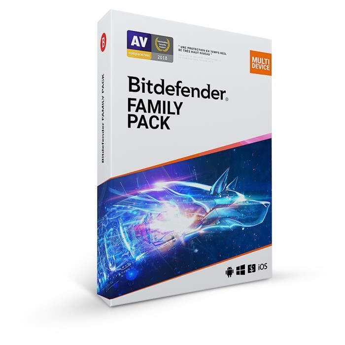 Bitdefender Family Pack 2024* - (15 Appareils - 1 An) | Version Téléchargement